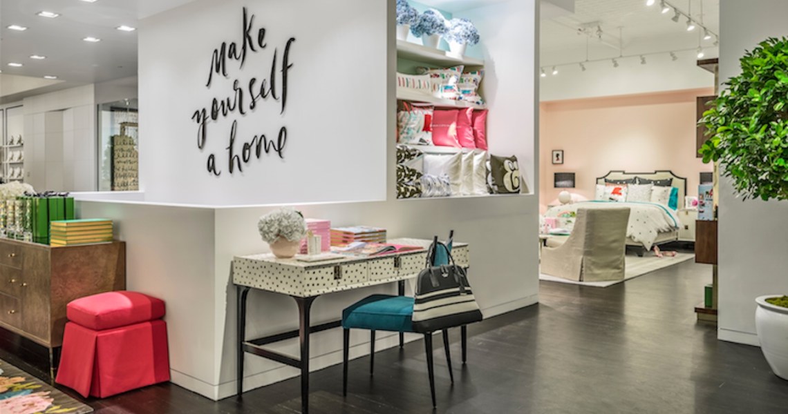The header image shows a photo of a store with a sign that says "make yourself at home."