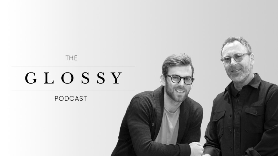 the glossy podcast moscot