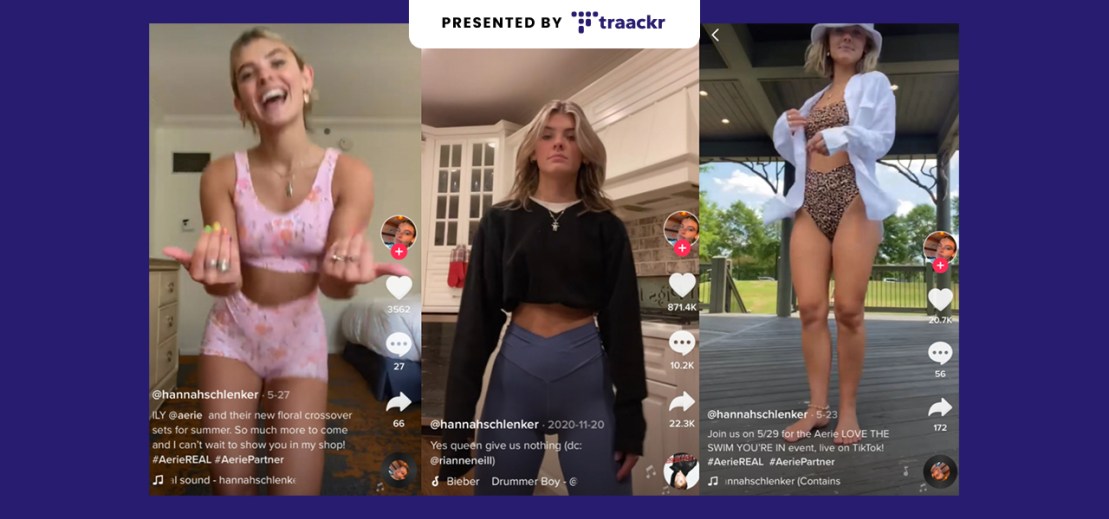The header image shoes a collage of TikTok screenshots of Hannah Schlenker.