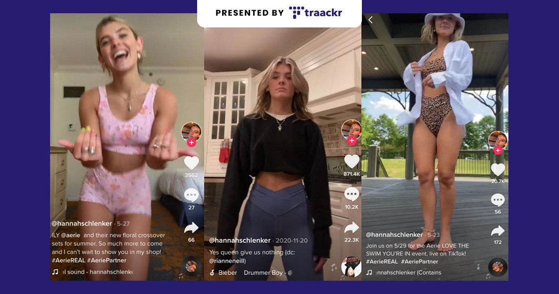 The header image shoes a collage of TikTok screenshots of Hannah Schlenker.