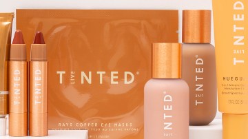 Photograph of Live Tinted products.