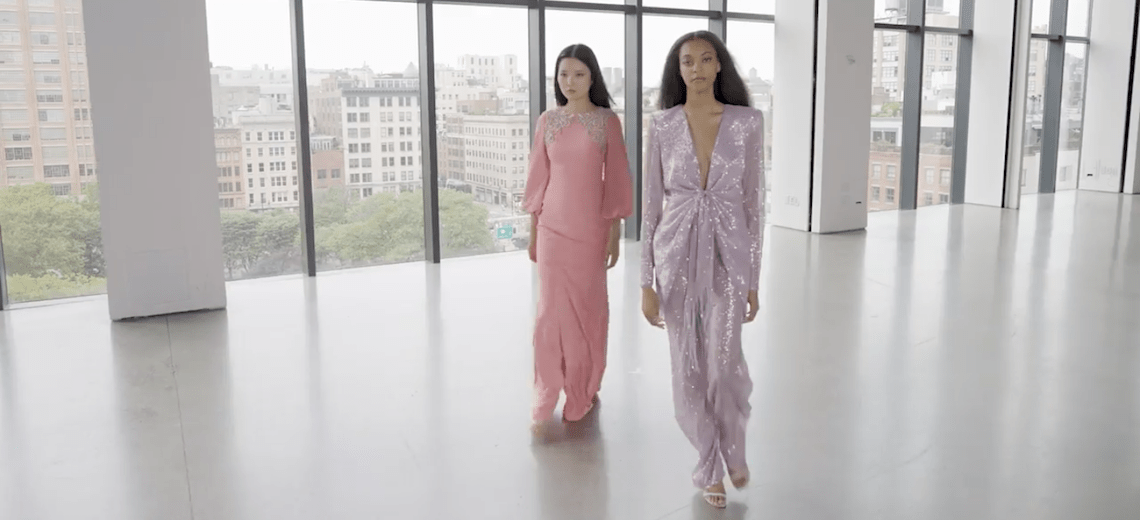 The header image shows two women in a building doing a fashion photoshoot.