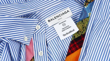 Photograph of a Balenciaga shirt from ReCollection.