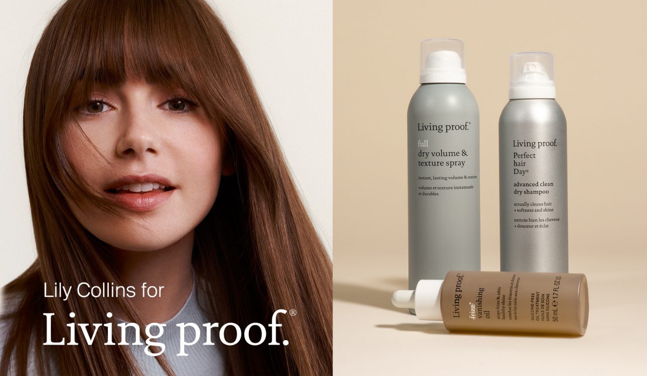 Exclusive: Lily Collins is the new face of Living Proof